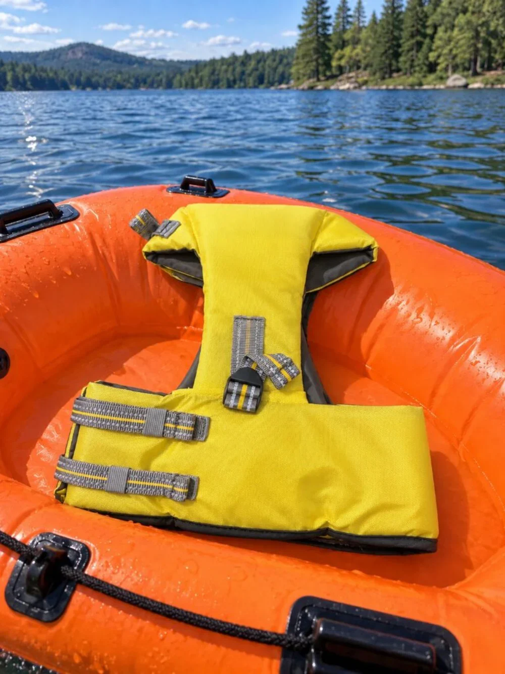 NWT YOULY Beach Bum Dog Flotation Life Vest Yellow Medium 16–30 Lbs